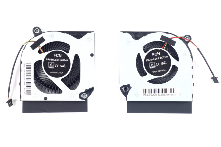 Wentylator do Acer Nitro AN515-45 AN515-55 AN515-56 AN515-57 N20C1 CPU + GPU komplet zestaw prawy lewy