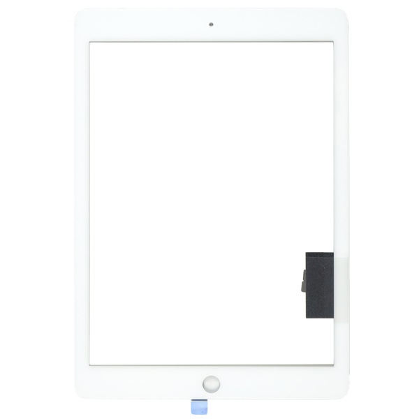 Digitizer dotyk szyba + klej (flexy OEM, miedź) do iPad 6 (2018) A1893 / A1954 biały