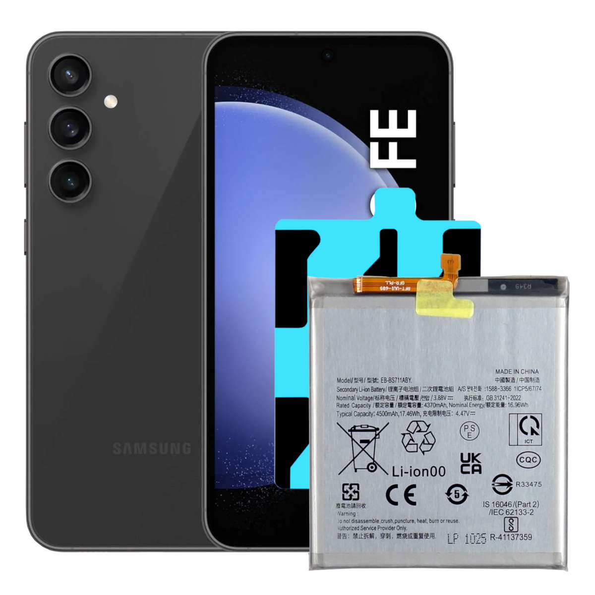 Bateria Akumulator do Samsung Galaxy S23 FE EB-BS711ABY 4370 mAh + Taśma