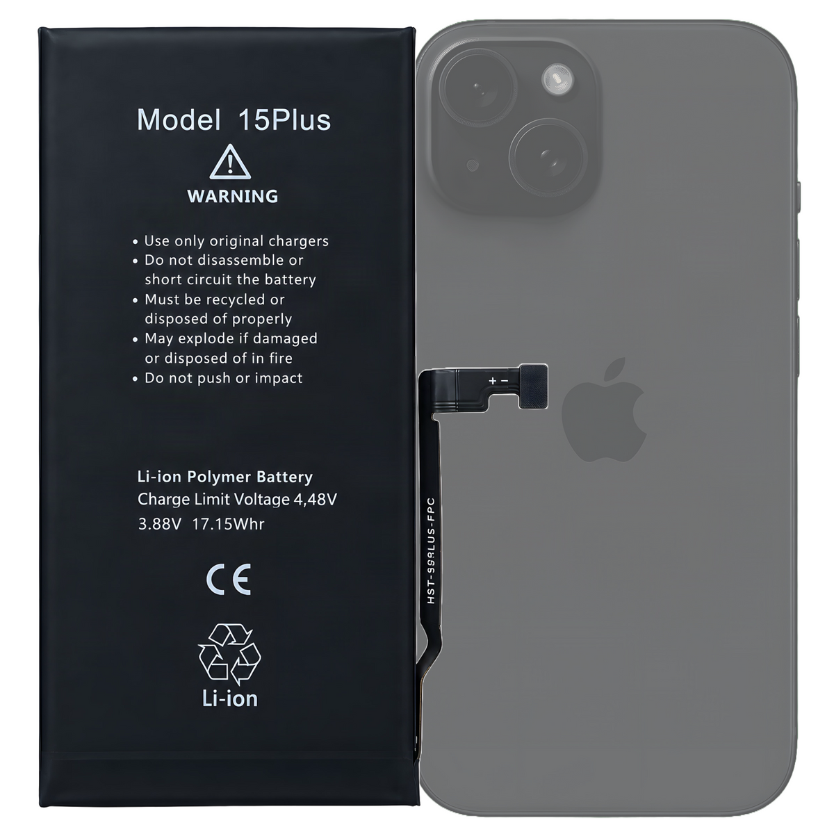Bateria Akumulator do Apple iPhone 15 Plus A3094 4383mAh Diagnostic
