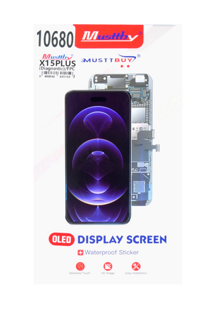 Wyświetlacz Soft OLED Programowalny LCD do Apple iPhone 15 Plus Diagnostic