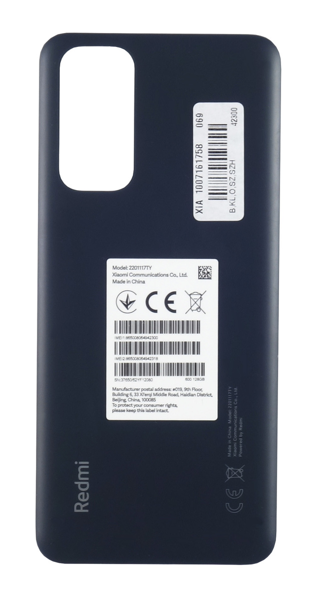 Klapka Baterii Plecki Obudowa do Xiaomi Redmi Note 11 - Szara