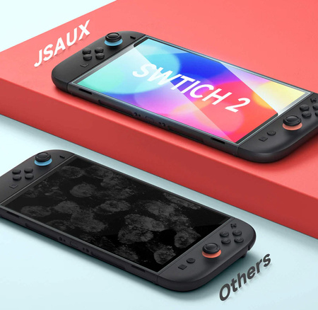 Szkło hartowane ochronne anty-odblaskowe 9H JSAUX 2szt do NINTENDO SWITCH 2