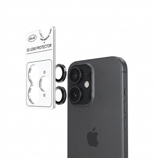 Szkło Ochronne na aparat obiektyw do Apple iPhone 16 / 16 Plus + Aplikator