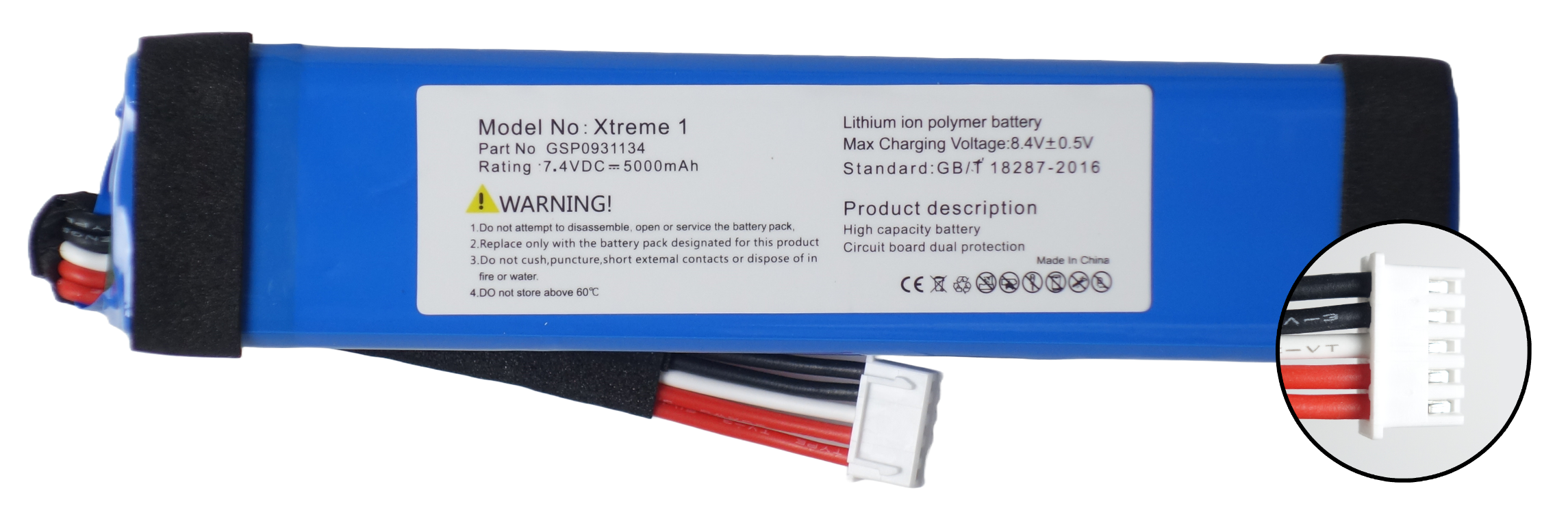 Bateria Akumulator do Głośnika JBL XTREME 1 GSP0931134 5000mAh 7,4V