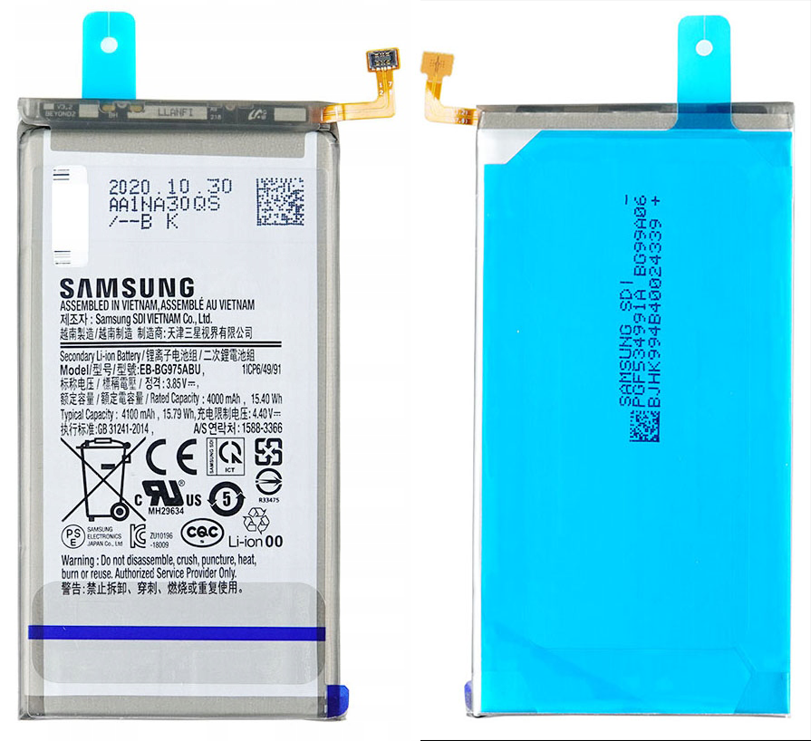 Oryginalna Bateria EB-BG975ABU do Samsung Galaxy S10 Plus SERVICE PACK