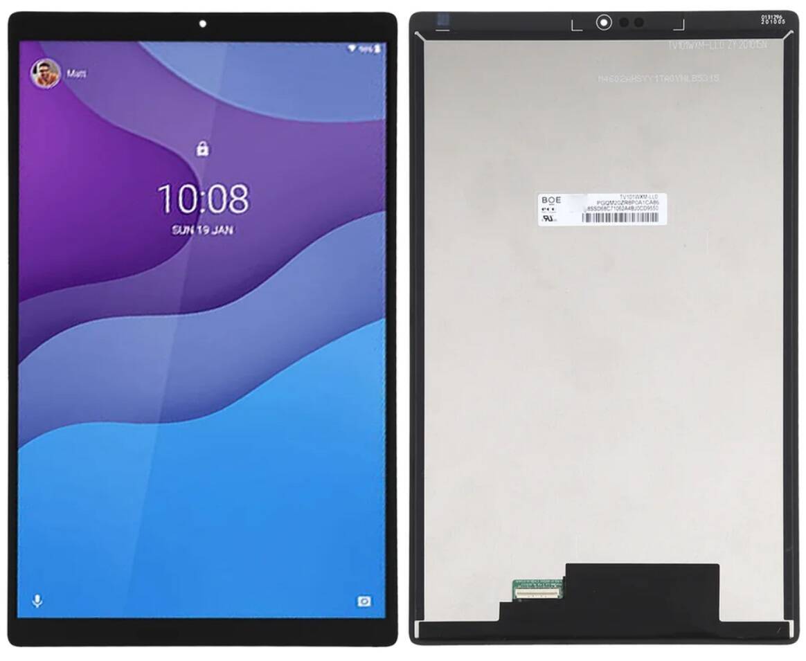 Oryginalny wyświetlacz LCD + ekran dotykowy Lenovo Tab M10 HD 2nd Gen TB-X306 TB-X306F (Regenerowany) Czarny