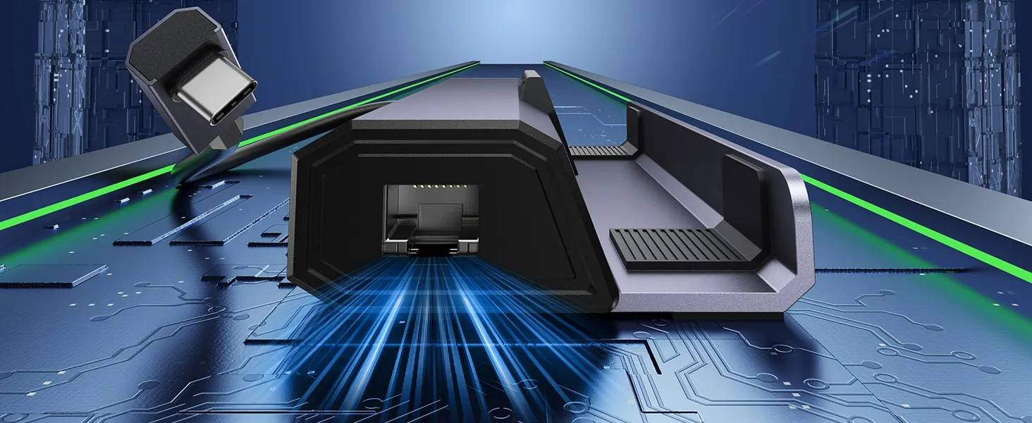 JSAUX Adapter HUB USBC HDMI 4K 60Hz Dispaly Port 4K 60Hz RJ45