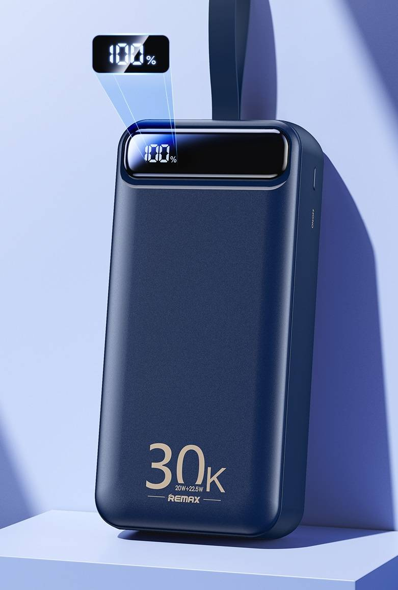 Power bank REMAX RPP-522 30000mAh USB-C LED 2x USB 22.5W – sklep parts ...