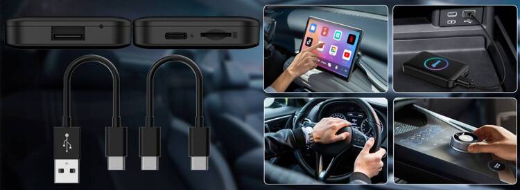 Adapter Carlinkit TBox Lite 2w1 Android Auto/Apple Carplay Bezprzewodowy