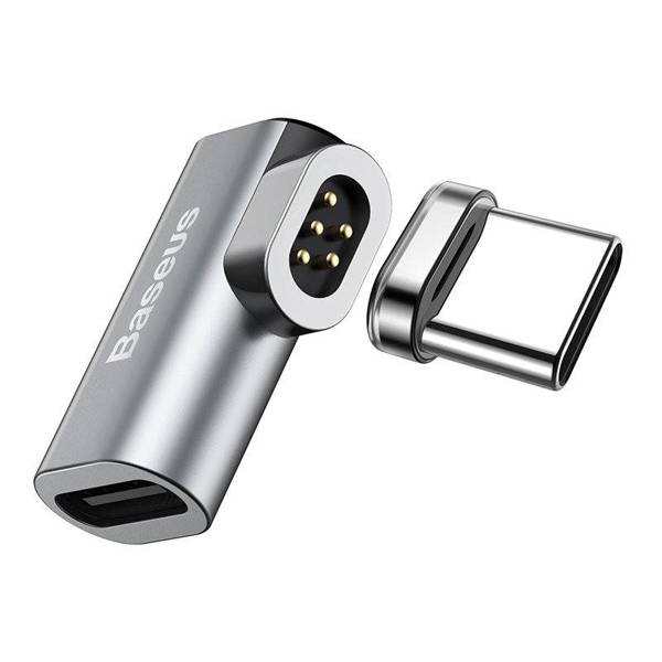 Baseus Mini Magnetic | Mini adapter magnetyczny kątowy USB-C Type-C 87W MacBook