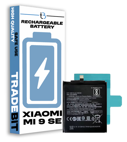 Bateria Akumulator do Xiaomi Mi 9 SE BM3M - 3070mAh 3.85V Li-ion + Klej