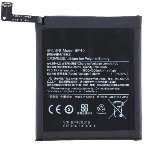 Bateria do Xiaomi Mi 9T Pro / Redmi K20 Pro BP40 4000mAh + Taśma montażowa