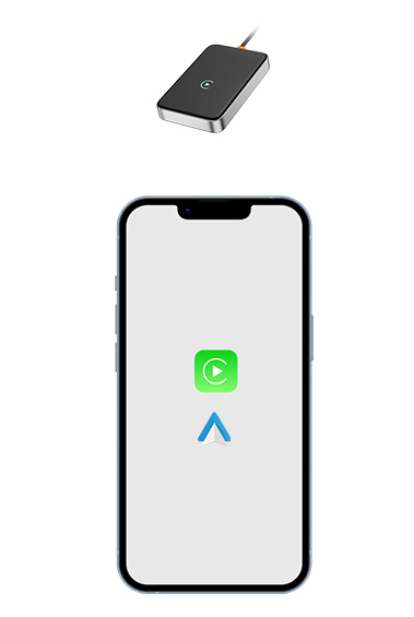 Bezprzewodowy Adapter USB TRADEBIT 2w1 CarPlay Android Auto do samochodu