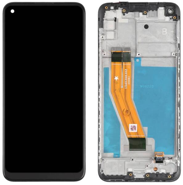 Oryginalny wyświetlacz LCD + ekran dotykowy Samsung SM-M115F M11 IPS (Regenerowany) 159,5mm Ramka