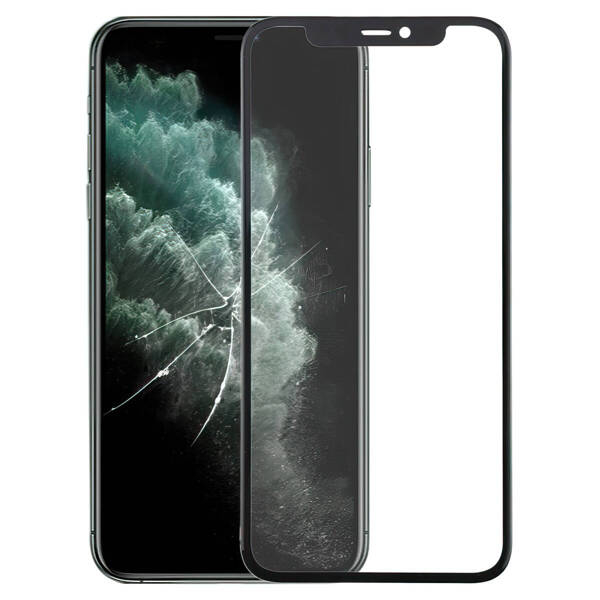 Szyba + Siatka głośnika + Klej OCA do iPhone 11 Pro Max