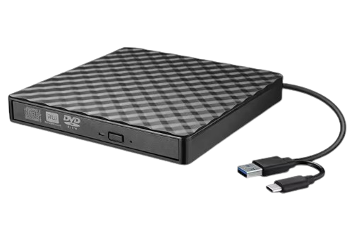 Zewnętrzny Napęd CD/DVD współpracujący z PC/Laptopem USB-C