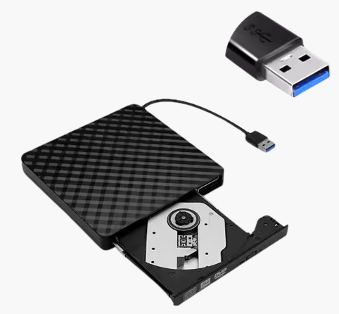 Zewnętrzny Napęd CD/DVD współpracujący z PC/Laptopem USB-C