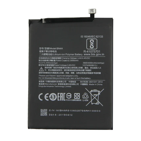 Bateria do Xiaomi Redmi Note 7 / 7 Pro BN4A 4000mAh 3.85V + Taśma montażowa