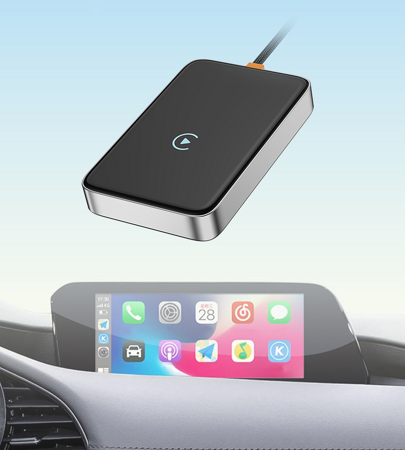 Bezprzewodowy Adapter USB TRADEBIT 2w1 CarPlay Android Auto do samochodu