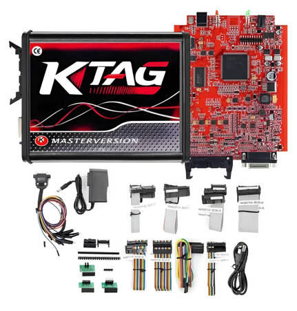 Interfejs Programator KTAG V7.020 V2.25 RED 4 LED do ECU