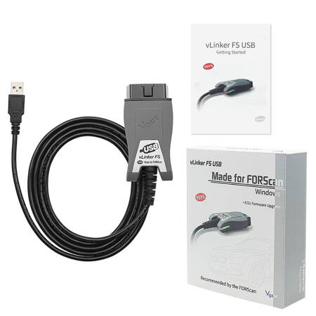 Interfejs diagnostyczny Vgate vLinker FS USB ForScan Ford FEPS MS CAN