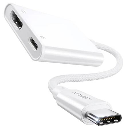JSAUX adapter USB-C do HDMI 4K 30Hz USB-C PD Power Delivery 100W Max