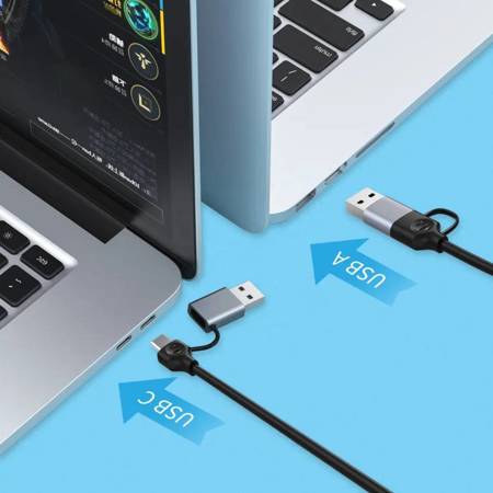 Karta sieciowa USB-C HUB LAN USB 3.0 100 Mbps RJ45