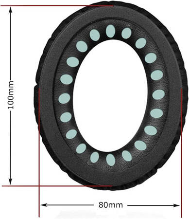 Nauszniki Gąbki do słuchawek Bose QC35 QC25 QC15 2 AE2 Szare