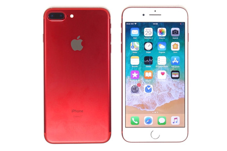 Oryginalny (używany) Apple iPhone 7 Plus / 128GB / Czerwony (Product RED) / Klasa A+