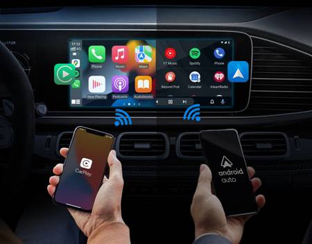 Ottocast Play2Video Bezprzewodowy Apple CarPlay Android Auto YouTube Netflix