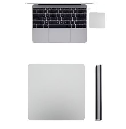 Przenośny Napęd CD/DVD współpracujący z Mac/Windows/Linux USB-C