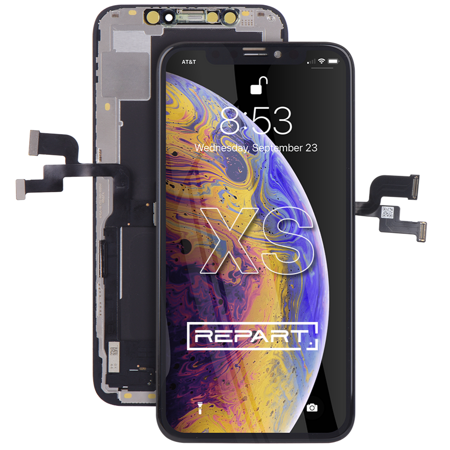 Wyświetlacz REPART do iPhone XS HARD OLED szybka dotyk digitizer