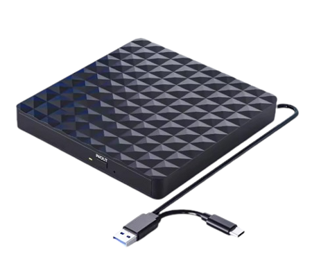 Zewnętrzny Napęd CD/DVD współpracujący z PC/Laptopem USB-C