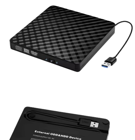 Zewnętrzny Napęd CD/DVD współpracujący z PC/Laptopem USB-C