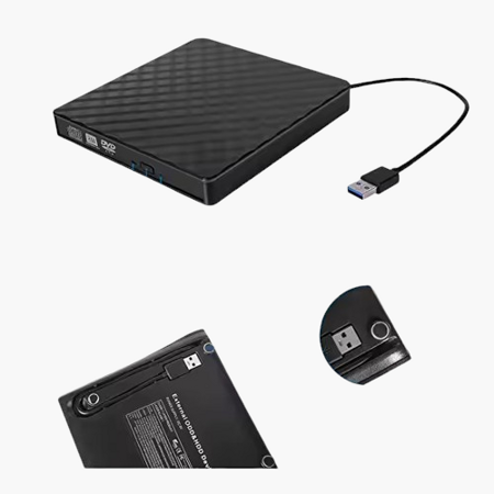 Zewnętrzny Napęd CD/DVD współpracujący z PC/Laptopem USB-C